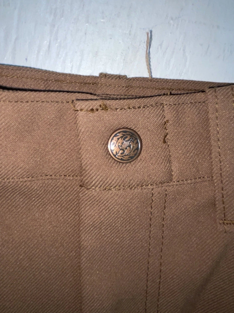 New Vintage Brown Dickson Jenkins Polyester Pants # 5515 3A-52