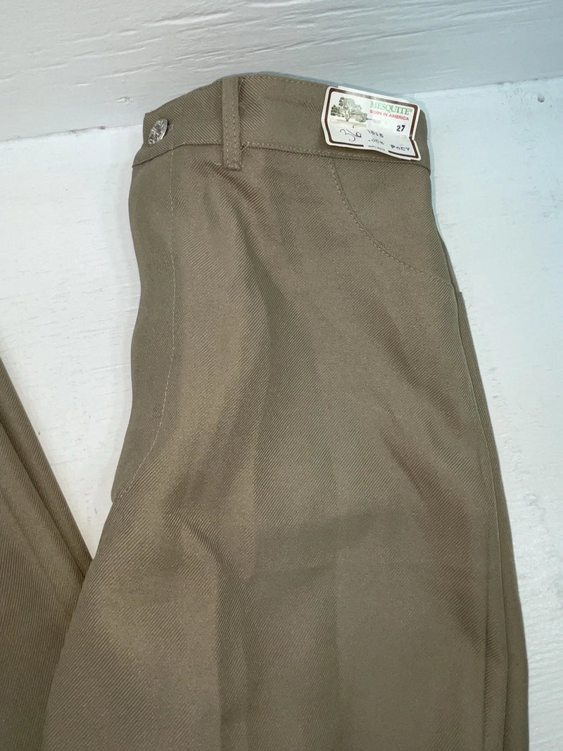 New Vintage Brown Mesquite Polyester Pants #5515 3A-41