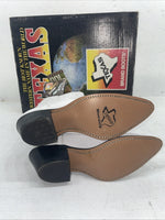 New Women’s White Texas Brand Cowboy Boots. L 198917 7 M. 18-21