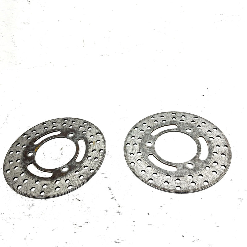99-02 Kawasaki Prairie 300 4x4 OEM Front Brake Disc Pair 41080-1216 AK31