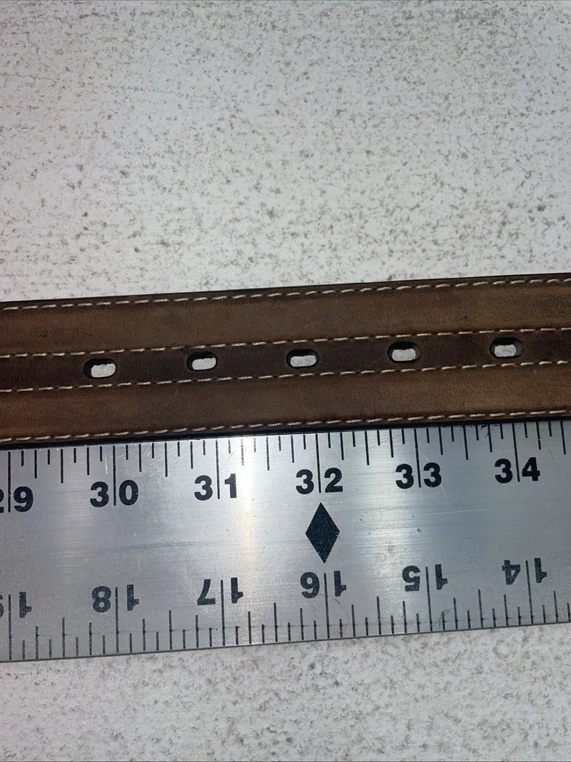 New Brown Genuine Leather HD Xtreme 32” Belt #N2710244 Z-21