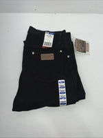 New Women’s Black Wrangler Cowboy Cut Slim Fit Denim Jeans. 15x34 J-19