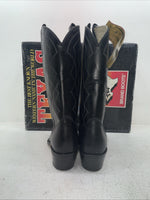 New Men’s Black Texas Brand Cowboy Boots. 5100 9 D. 4-73