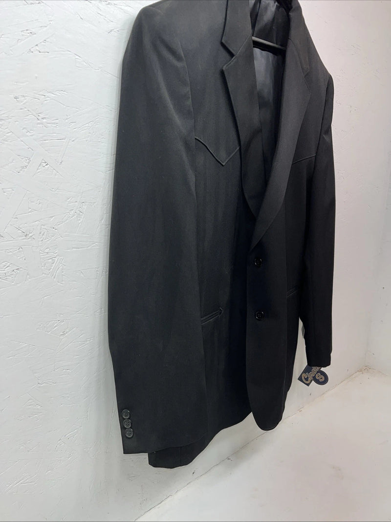 New Men’s Black Circle S Dress Coat 48L #CC1929 WW-55