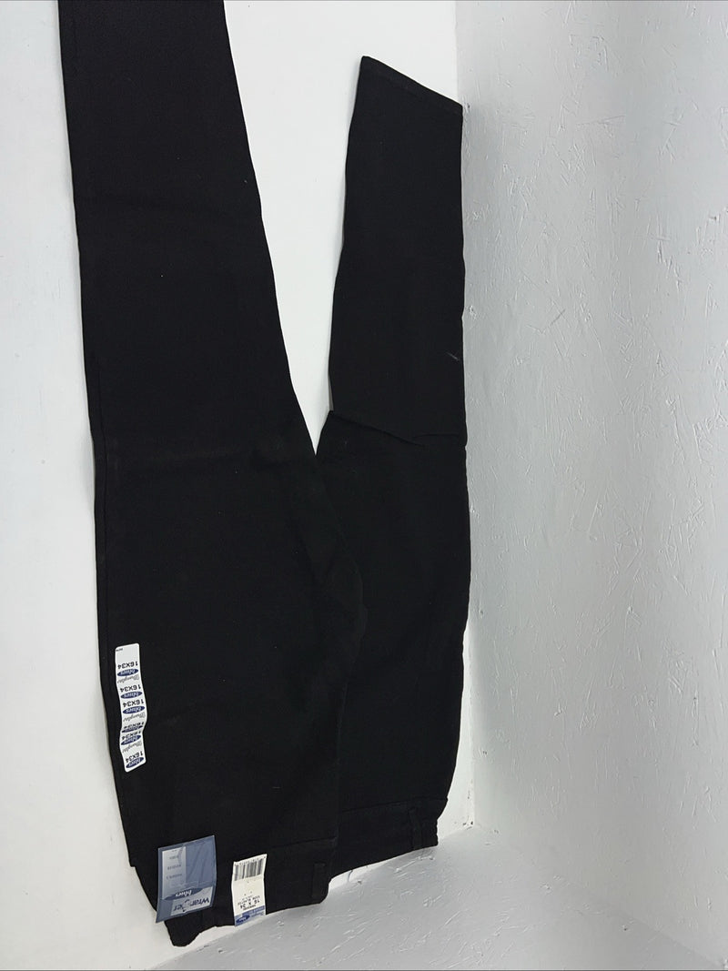 New Men’s Black Wrangler Blues Relaxed Fit Side Elastic Jeans. 16x34 K-17