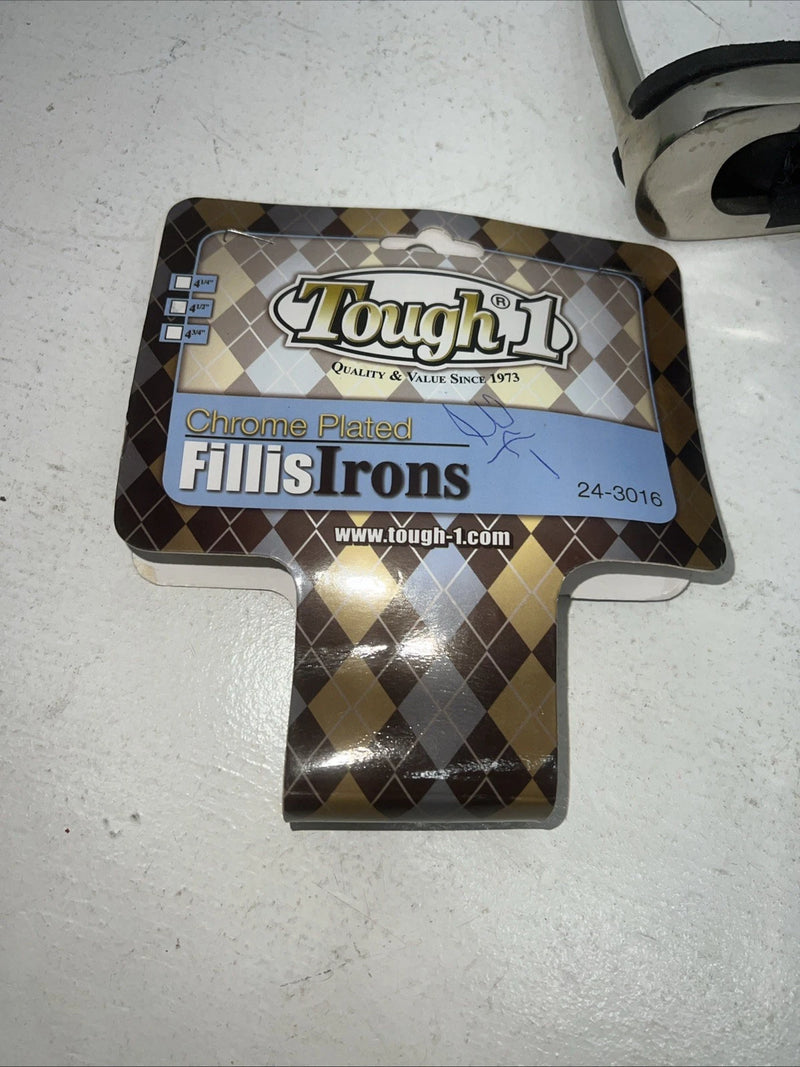New Tough 1 Chrome Plated Iron 4 1/2” English Stirrups #24-3016 C-501