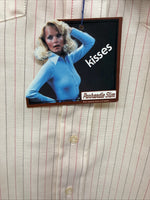 New Women’s Panhandle Slim Yellow Long Sleeve Pearl Snap Size 30 KK-101