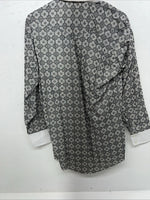 New Men’s Gray Mr.nick Button Up Long Sleeve Shirt 15.5x32 M I-57