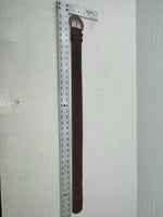New Brown Genuine Leather Tooled 28” Belt #8090 JJ-40
