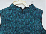 New Women’s 1849 RanchWear Blue Cheetah Print Zip Up Vest Small YY-45