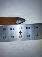 New Brown Genuine Leather Chambers 25” Belt NN-44