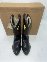 New Children’s Black Bronco Cowboy Boots. 9 D. 24-17