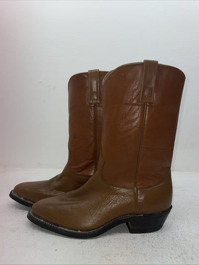 New Men’s Brown Neolite Cowboy Boots. 8112 9 D. 4-128