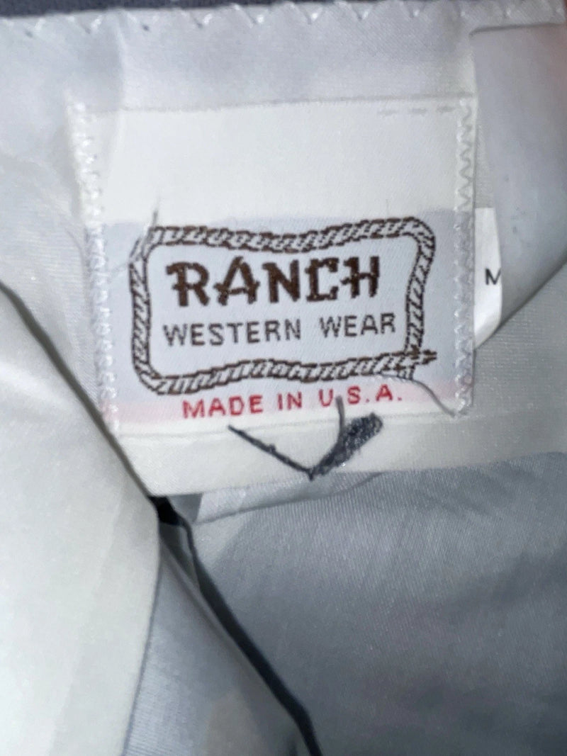 New Vintage Gray Ranch Polyester Pants #P1023 SS-38