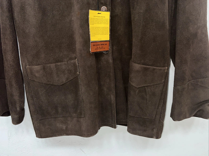 New Women’s Brown Leather SIMCO Jacket 14 #6121 HH-603