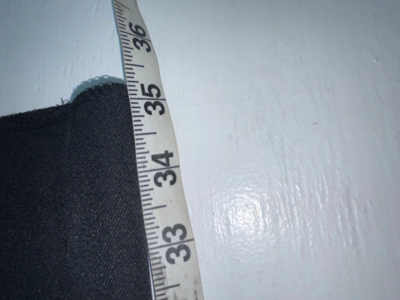 New Vintage Black Circle S Polyester Pants #CP4793 XX-63