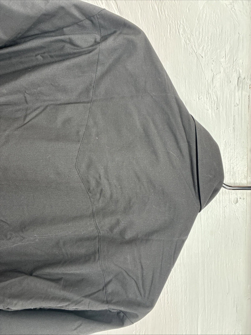 New Men’s ELY Cattleman Black Long Sleeve Pearl Snap 16.5 X 36 Large AA-5 