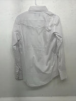 New Men’s White Champion Western Long Shirt. 15.5 X 34 Medium Pearl Snap A-176