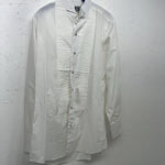 New Men’s ELY tuxedo White Long Sleeve Pearl Snap Small B-48