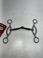 New Tough 1 5” SS/SI Gag Snaffle Copper Lined Bit #25096 U-5 
