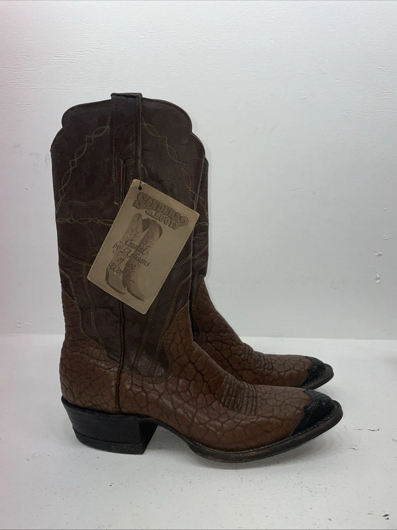 New Women’s Brown Sanders Cowboy Boots. 5145 8 A. 15-109