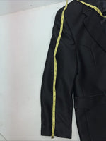 New Men’s Circle S Black Suit Jacket 46R #CC5091 S-607