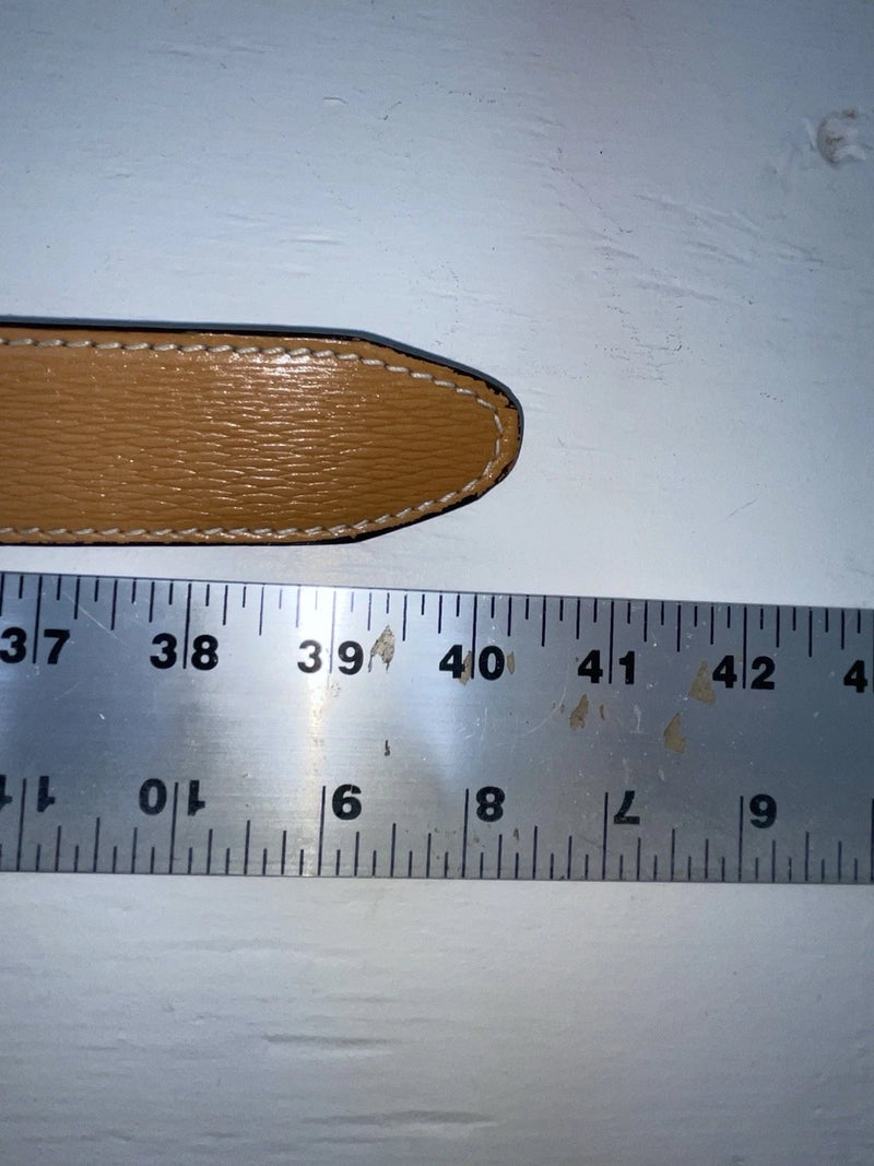 New Brown Genuine Leather Wrangler Stripes And Pendent 34” Belt #621026 Z-146