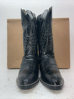 New Men’s Black Bronco Cowboy Boots. 1920 11 E E. 8-85