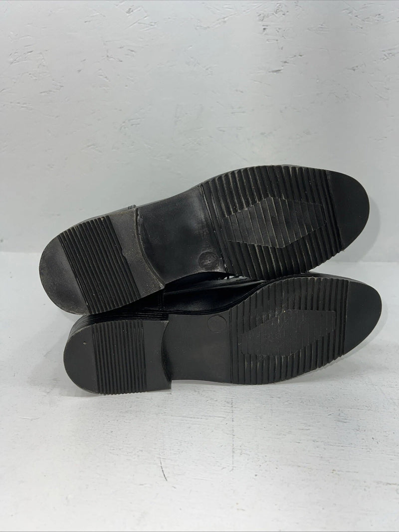 New Women’s Black Comfort Rider English Boots. 8 W. 12-52
