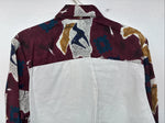 New Women’s Cowboy Threads Multicolor Design Long Sleeve Button Up Large LL-94