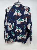 New Women’s Cowboy Threads Designed Long Sleeve Button Up Large TT-15
