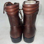 New Women’s Brown Lace Up Acme Cowboy Boots. 852 6 M. 19-93