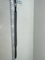 New Brown Genuine Leather Nocona Silver Bling 32” Belt #2434002 JJ-144