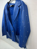 New Women’s Blue 1849 Authentic Ranchwear Western Show Jacket XXL #2932 UU-16