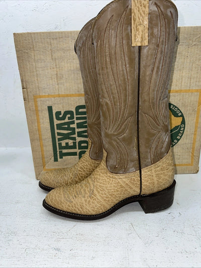 New Women’s Brown Texas Brand Cowboy Boots. 4685 7 M. 18-90