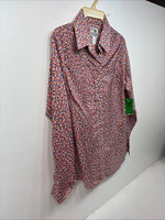 New Women’s Dickson Jenkins Multicolor Long Sleeve Pearl Snap Size 36 LL-73