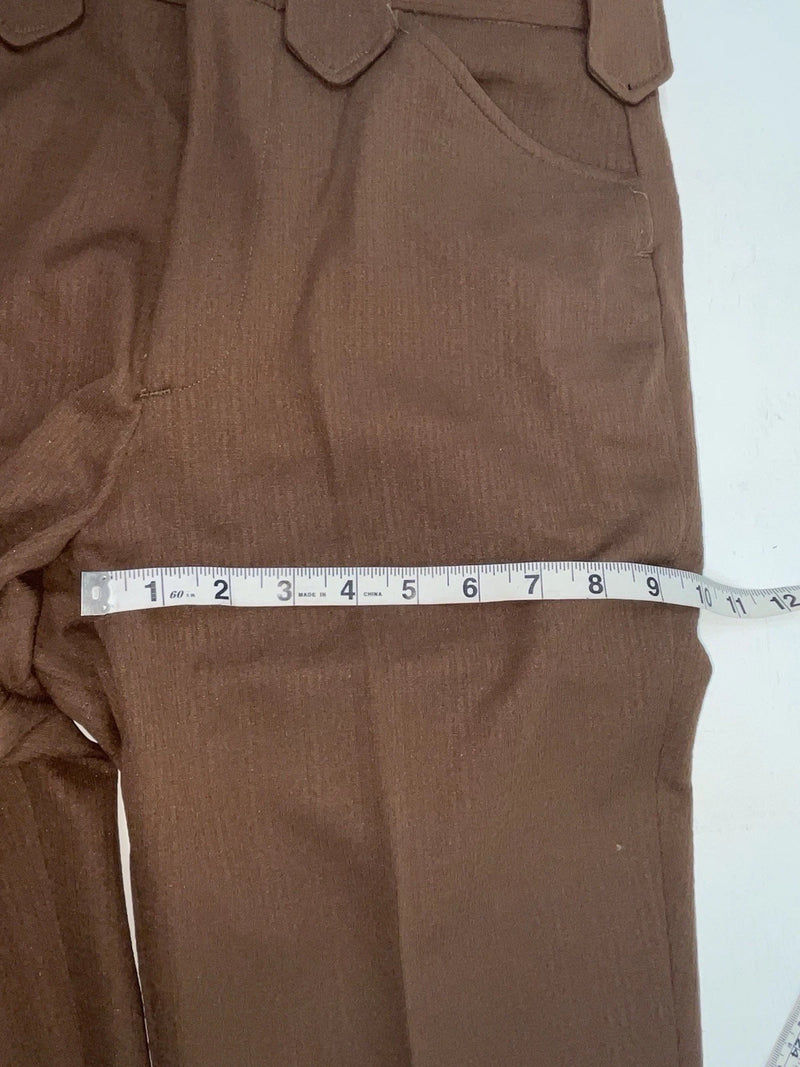 New Vintage Brown Dickson Jenkins Polyester Pants #2402 ZZ-39