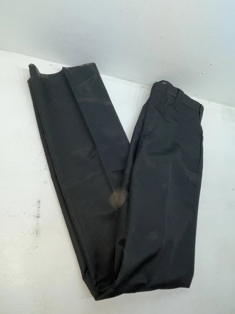New Vintage Black Circle S Polyester Pants #CP4793 OO-99