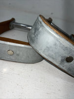 New Metal Bound Wood Stirrups #57-1334 FF-14