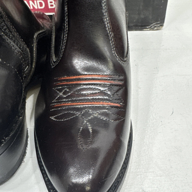 NEW Men Dark Chocolate Texas Brand Western Fasion Boot. Size 8EE. 2-5.