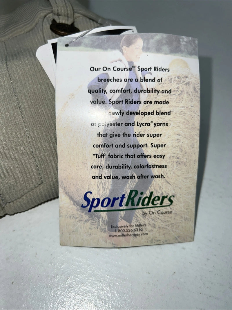 New Children’s Tan Sport Riders Classic Knee Patch Breeches. 4 041565 C-36