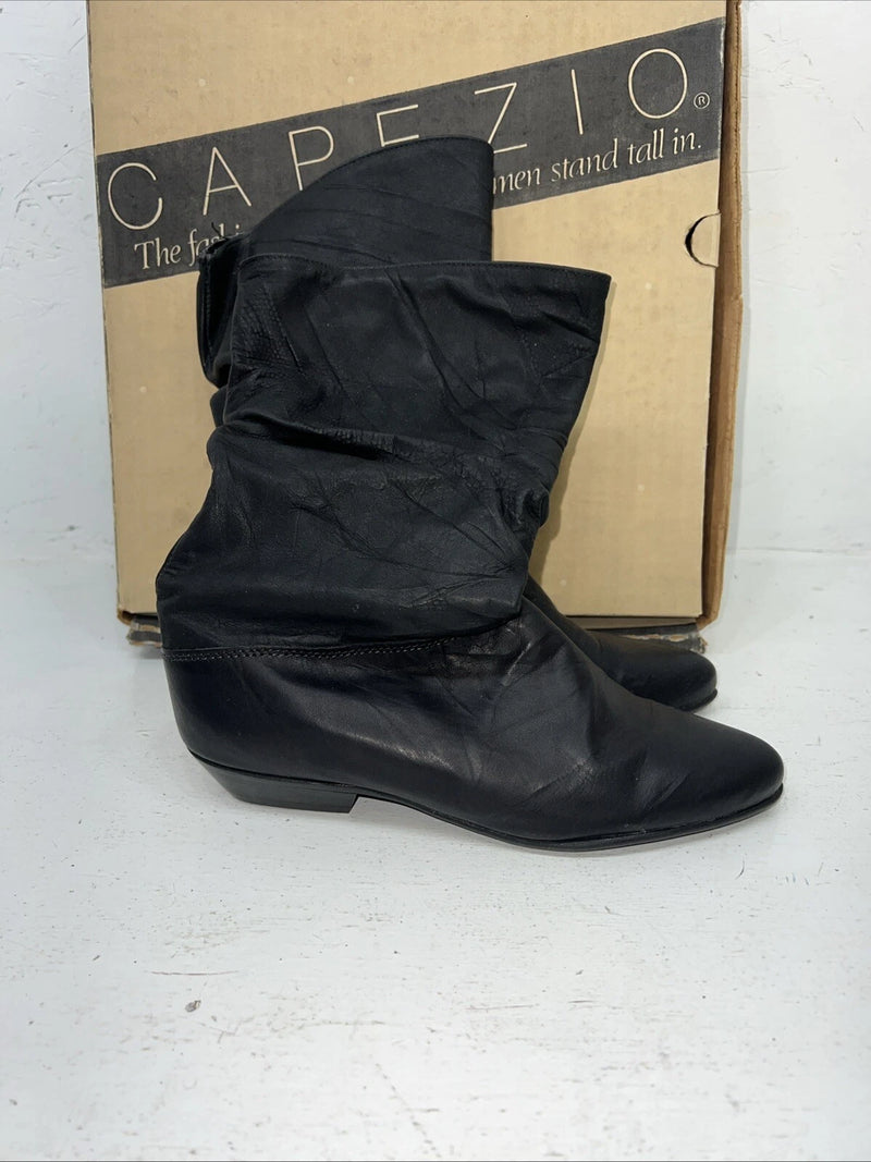 New Women’s Black Capezio Cowboy Boots. L469 6 M. 20-92
