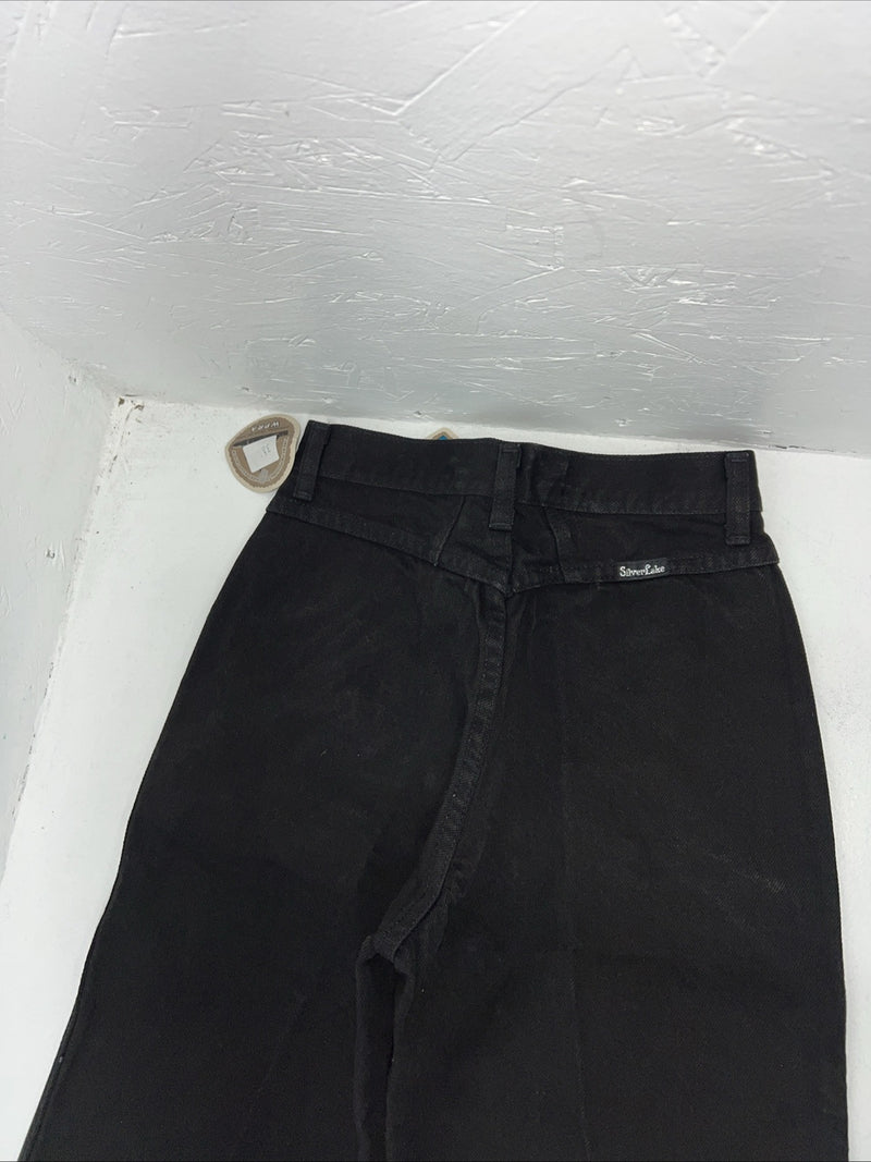 New Women’s Silver Lake Wrangler Classic Fit Black Jeans. 3/4x36 I-21