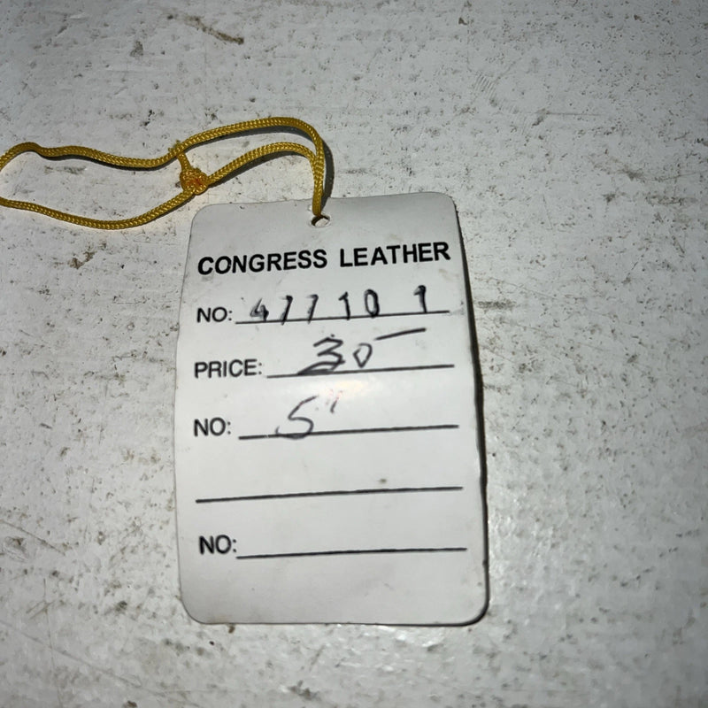 New Congress Leather 5” D Ring Snaffle Bit #477101 Y-501