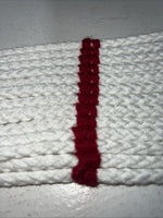 New Tough 1 White Red Mohair 27” Cinch #59-1227 Y-36