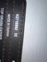 New Black Genuine Leather HD Xtreme 32” Belt #N2710802 JJ-21