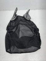 New Black Horse Fly Masks Spandex Chin H-517