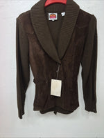 New Women’s Miller Brown Dress Jacket Medium #298-0605 UU-11