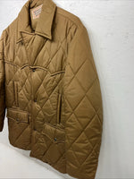 New Women’s Brown Western Fashion Puffer Jacket 42 RR-30