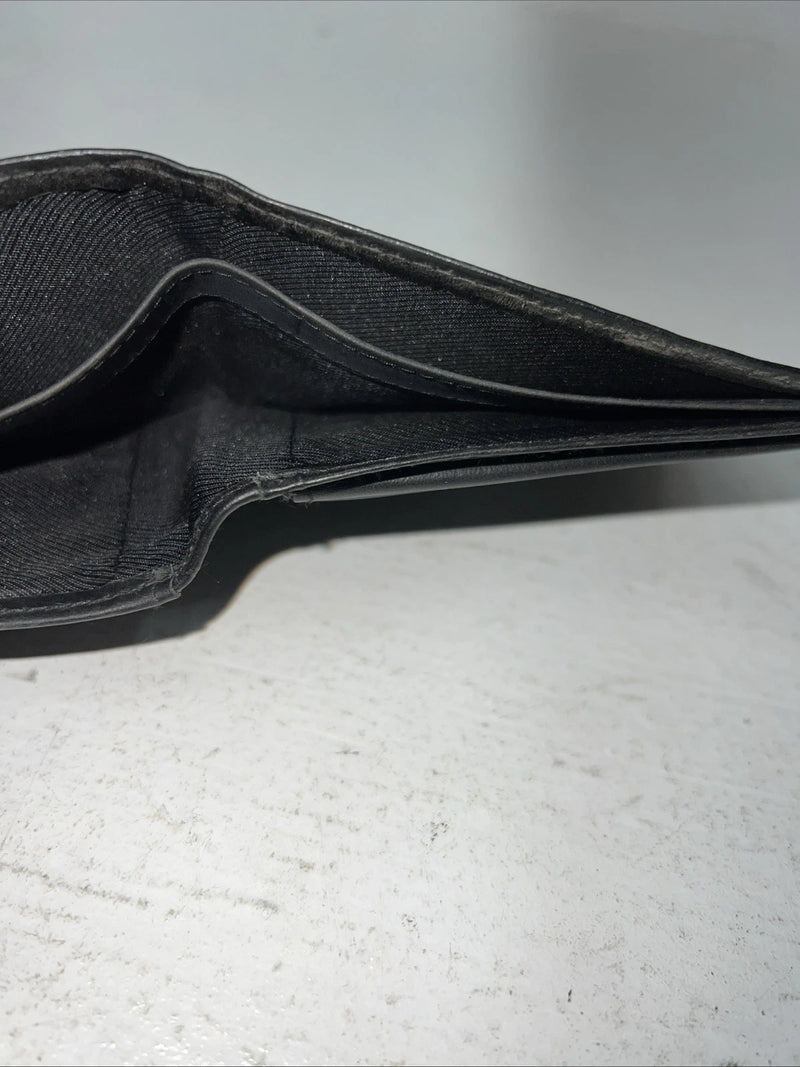 New Black Leather Men’s Wallet P-502